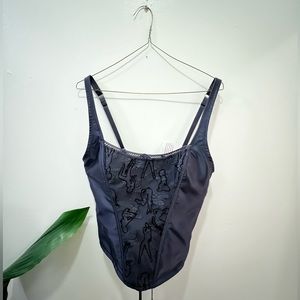 Savage X Fenty Navy corset SIZE XL